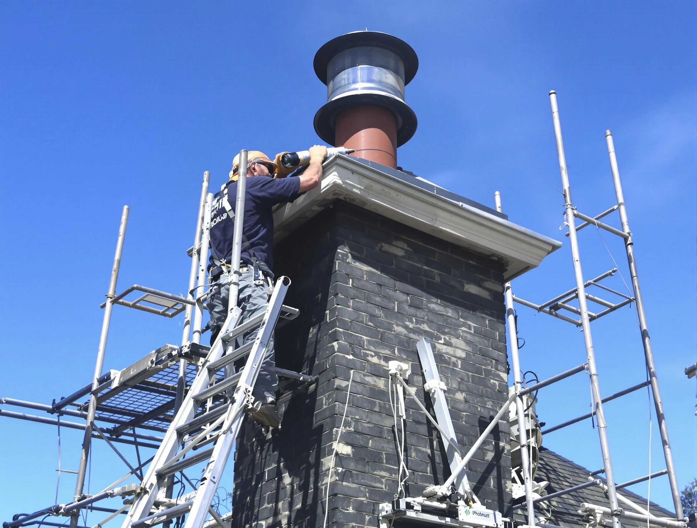 Sturdy chimney crown finished by Atlanta Chimney Sweep in Atlanta, GA