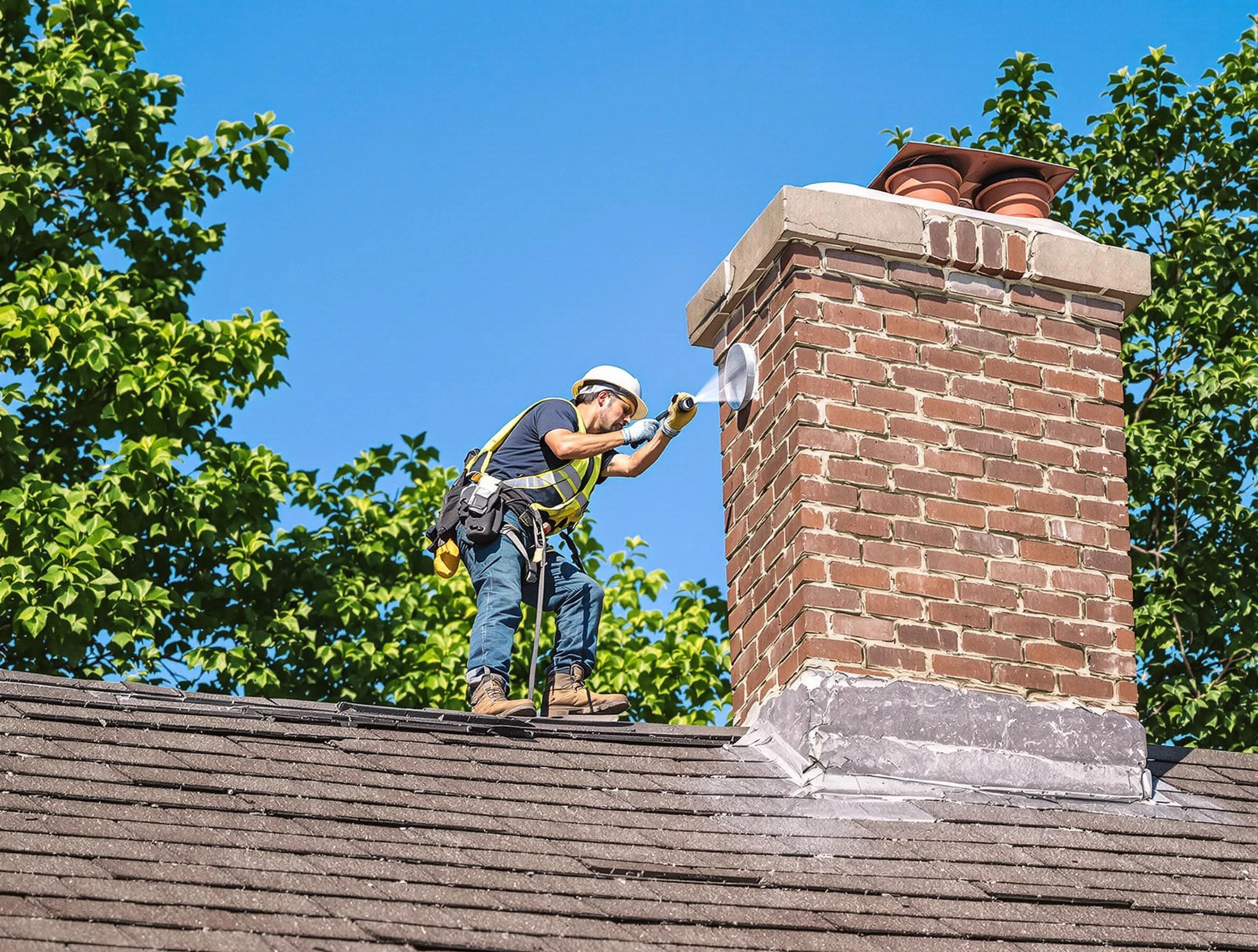 Atlanta Chimney Sweep performing an inspection with advanced tools in Atlanta, GA