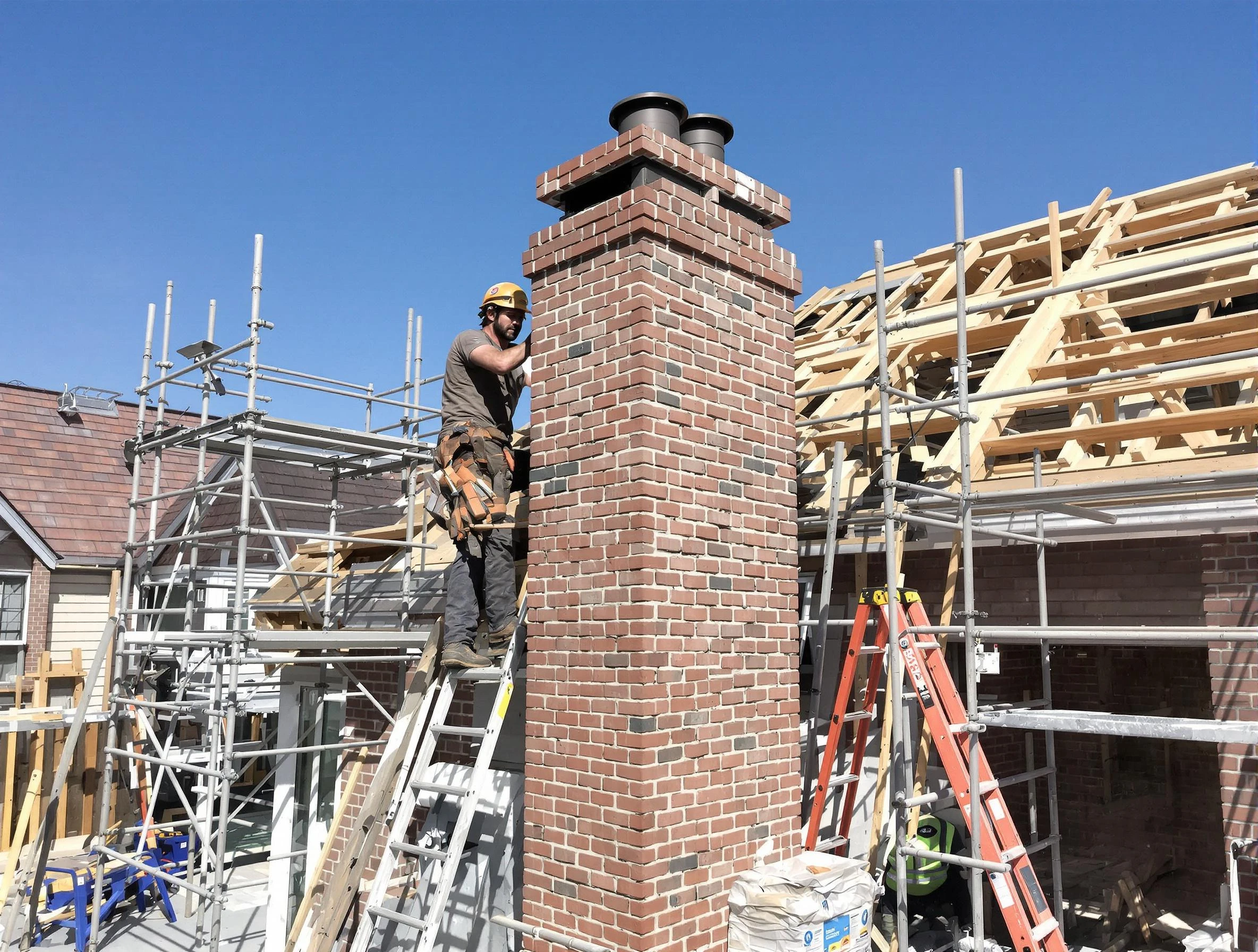 New chimney installation completed by Atlanta Chimney Sweep in Atlanta, GA