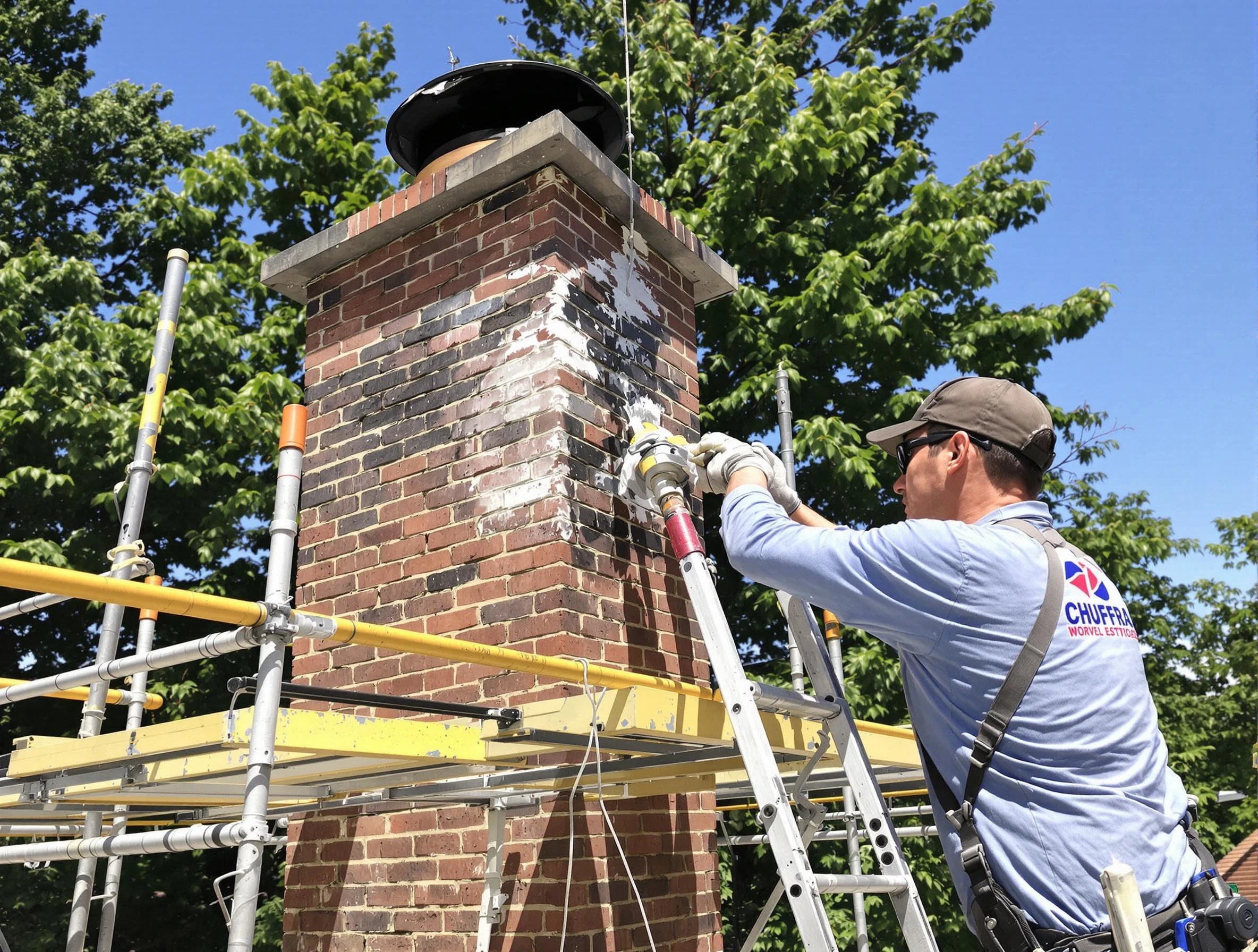 Structural chimney repair by Atlanta Chimney Sweep in Atlanta, GA